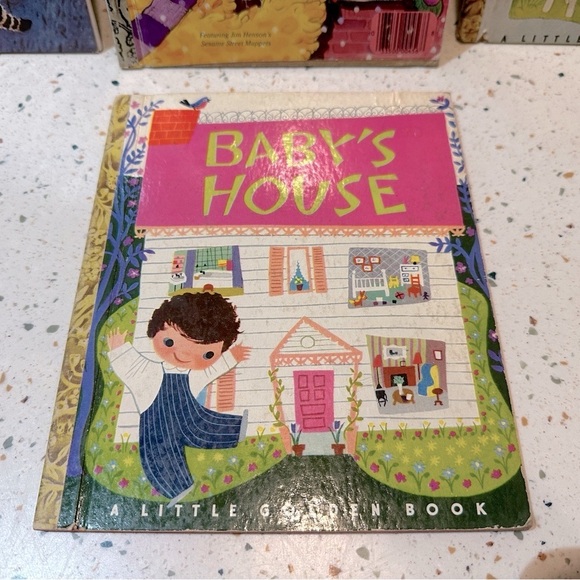 Vintage Lot Four (4) A Little Golden Books Children’s Mother Goose, Baby’s House - Picture 6 of 15